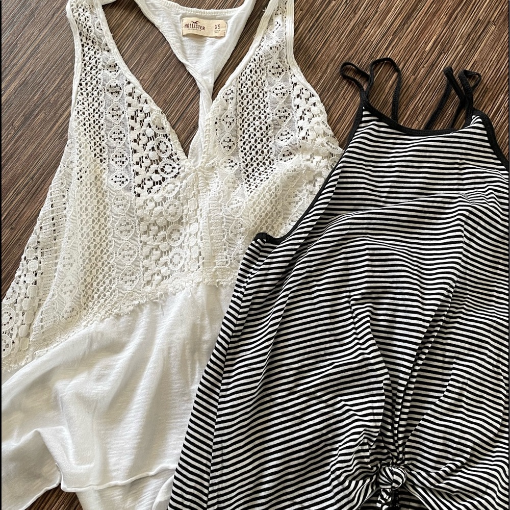 Hollister tank tops (2) Size XS